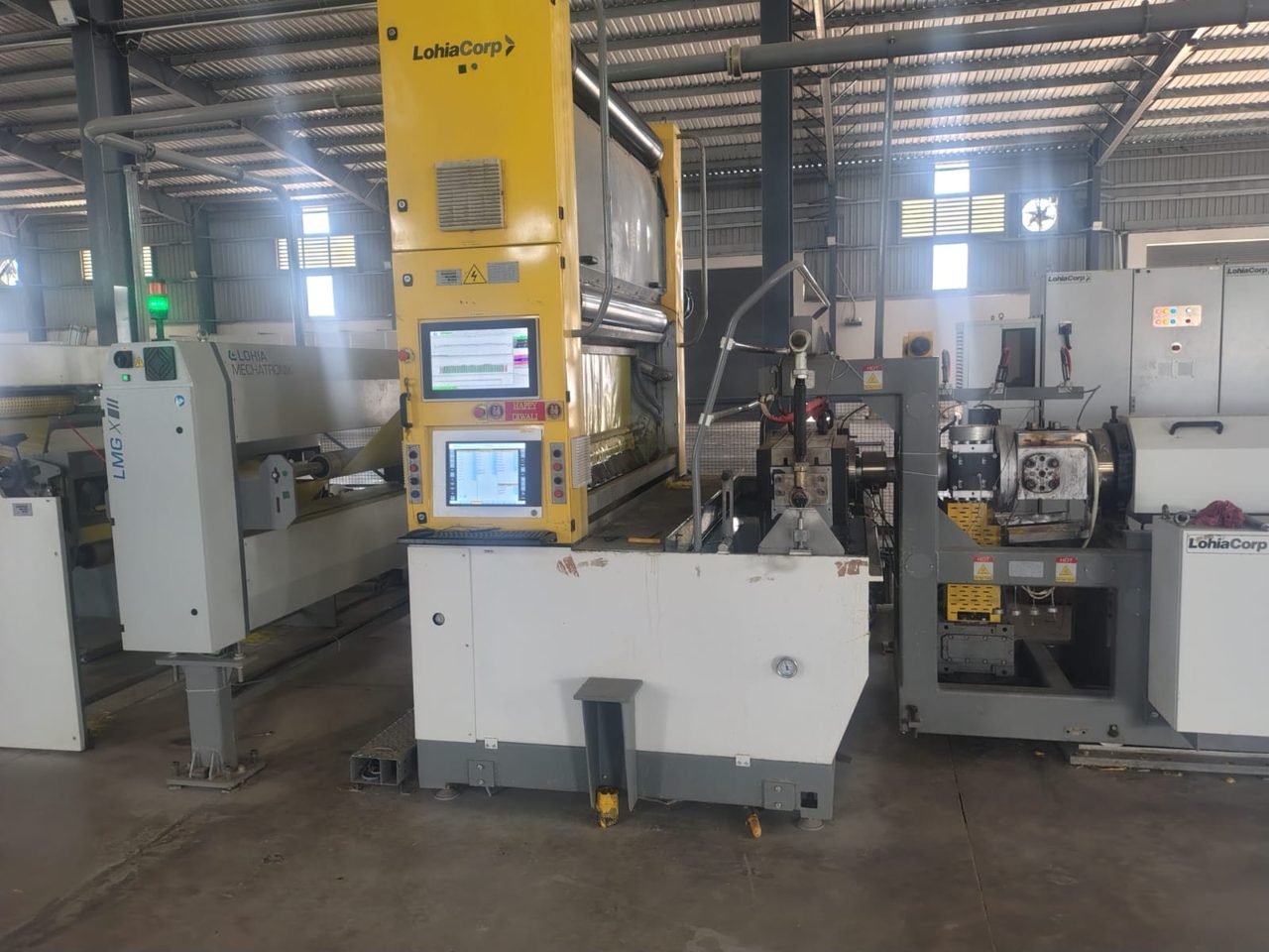 Lohia LMGX tape drawing and winding line